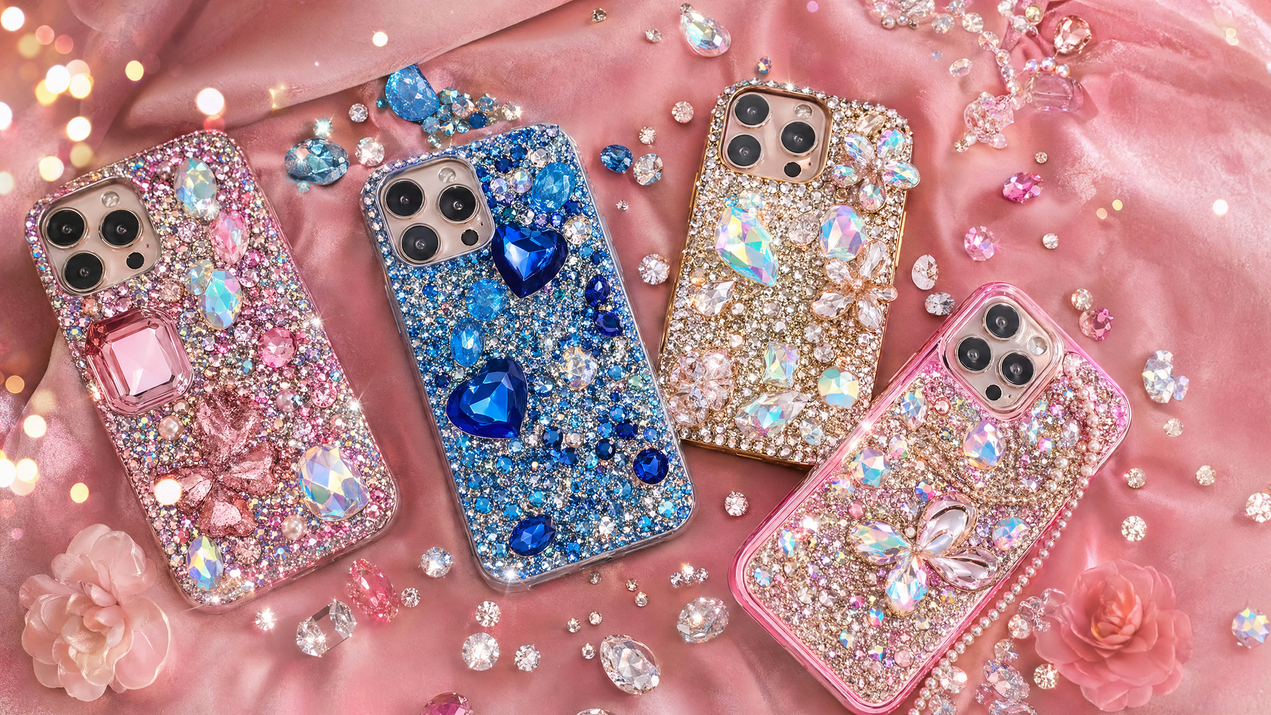 Bedazzled phone cases